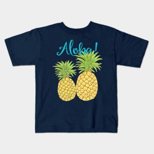 Pineapple Aloha Kids T-Shirt